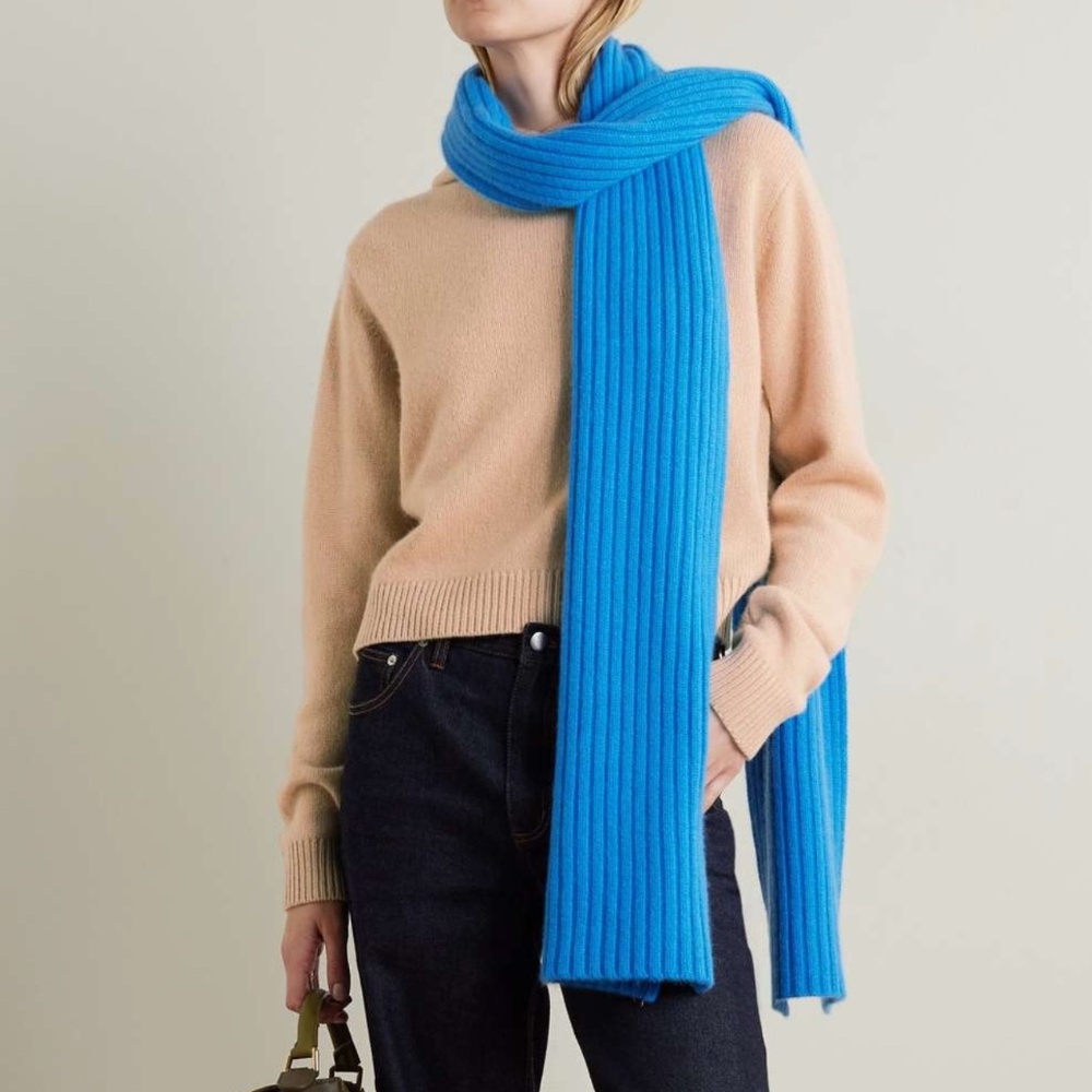 THE ELDER STATESMAN CROPPED CASHMERE HOODIE